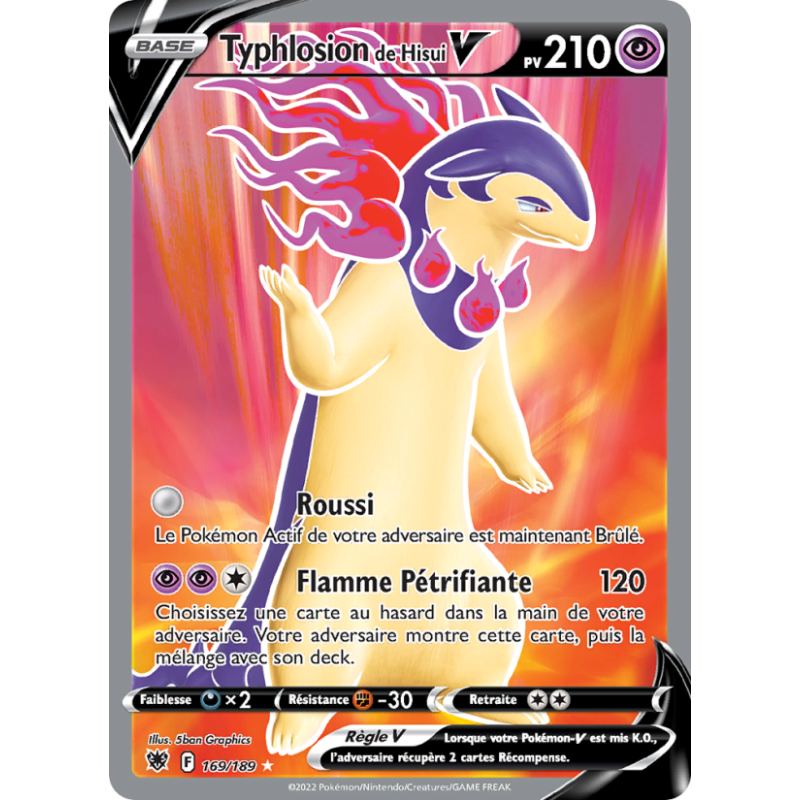 Typhlosion de Hisui V 169/189