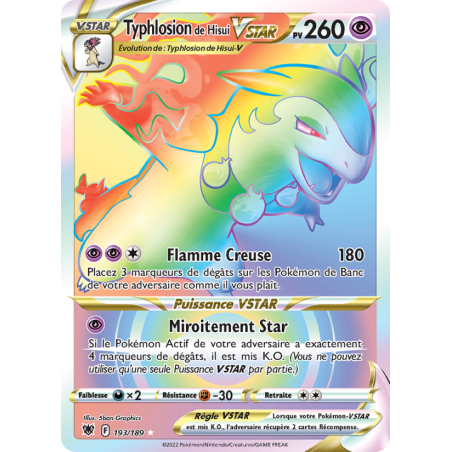 Typhlosion de Hisui VSTAR 193/189