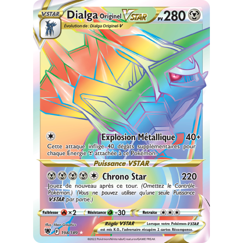 Dialga Originel VSTAR 198/189