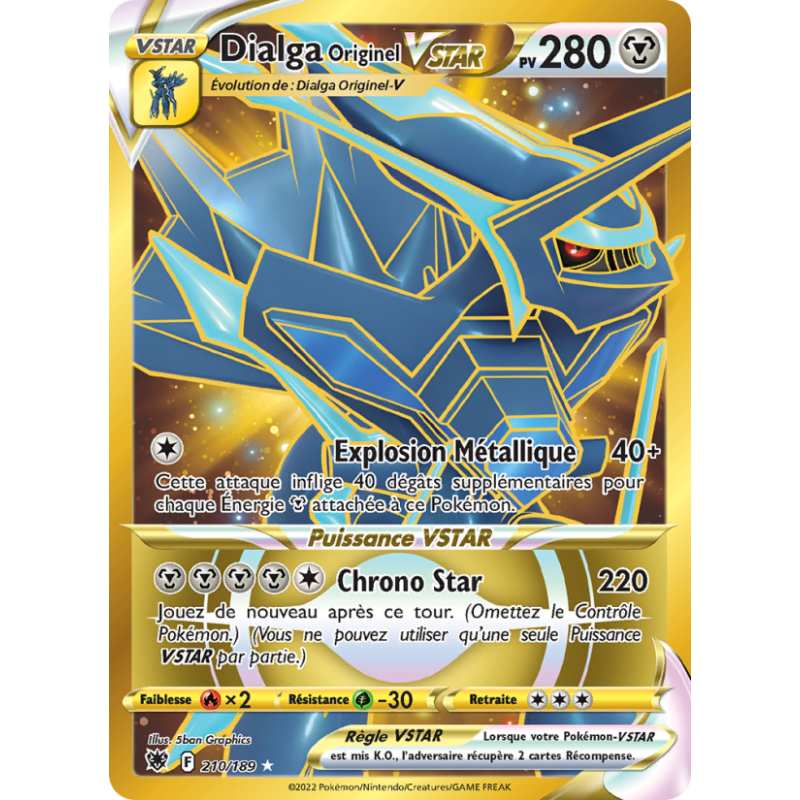 Dialga Originel VSTAR 210/189