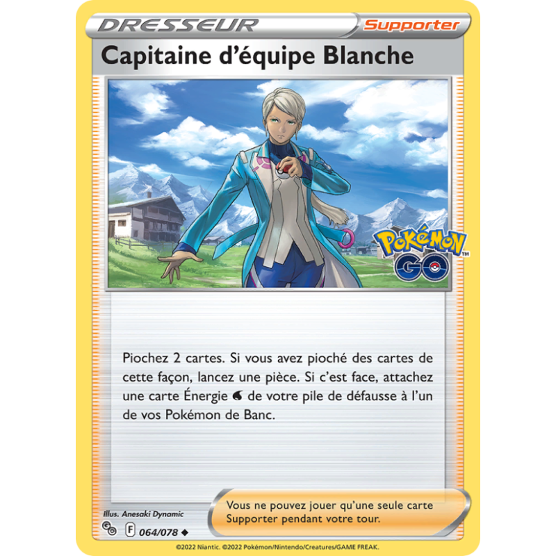 Capitaine d'équipe Blanche 64/78