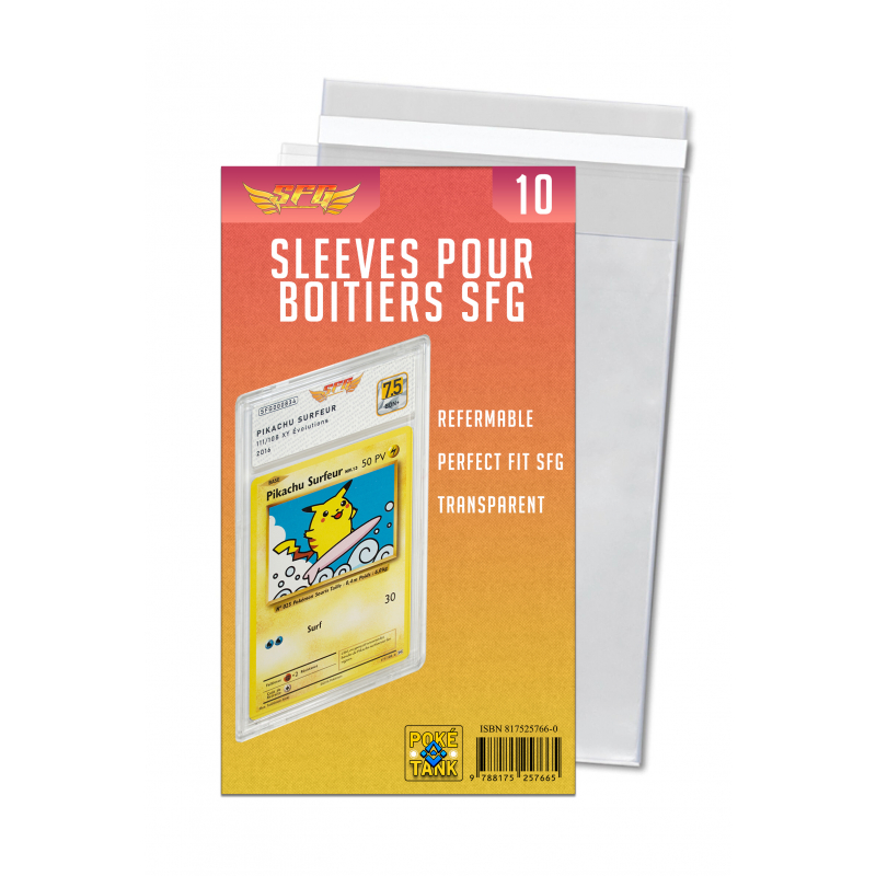 Paquet de 10 Sleeves pour boitiers SFG (perfect fit refermables)