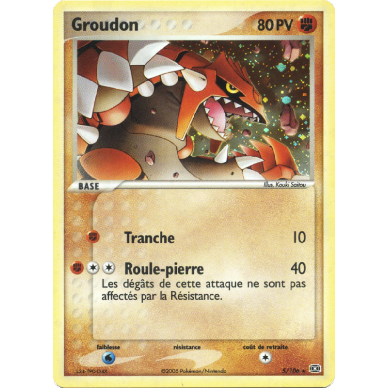 Groudon 5/106