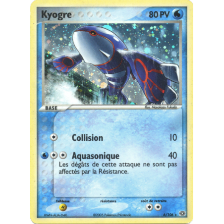 Kyogre 6/106