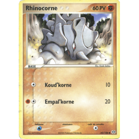 Rhinocorne 62/106