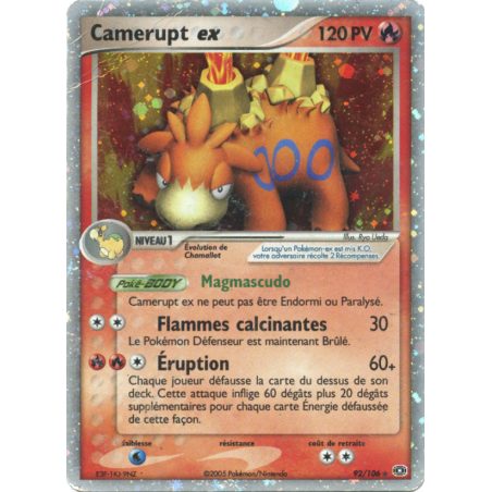 Camerupt ex 92/106