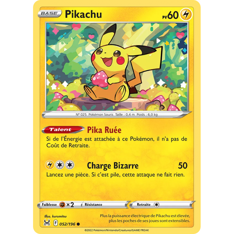 Pikachu 52/196