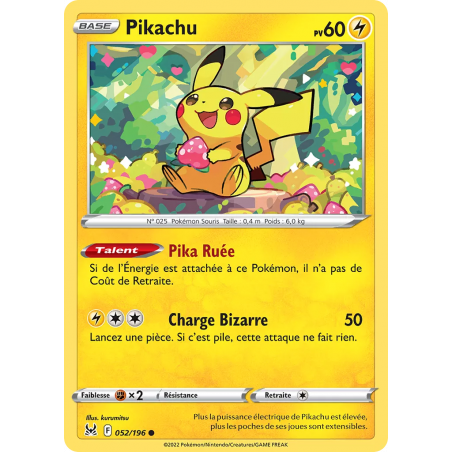 Pikachu 52/196