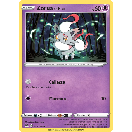 Zorua de Hisui 75/196