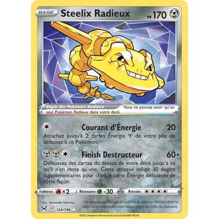 Steelix Radieux 124/196