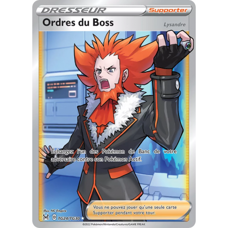 Ordres du Boss TG24/196