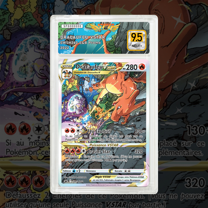 Gradation Dracaufeu Vstar SWSH262 Full Art | SFG Grading