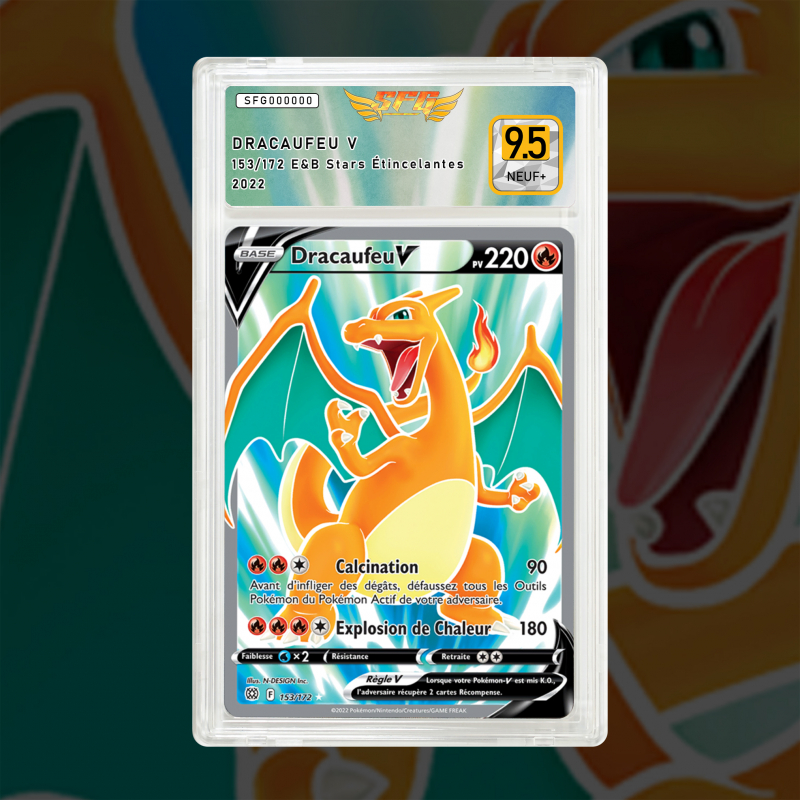 Gradation Dracaufeu V 153/172 Full Art | SFG Grading