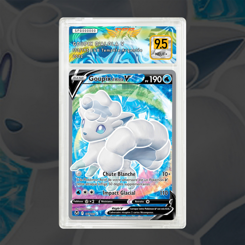 Gradation Goupix D'alola V 173/195 Full Art | SFG Grading