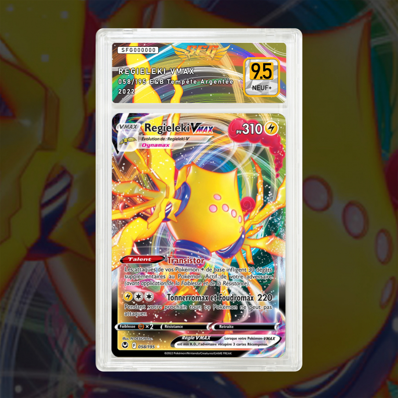 Gradation Regieleki Vmax 058/195 Full Art | SFG Grading