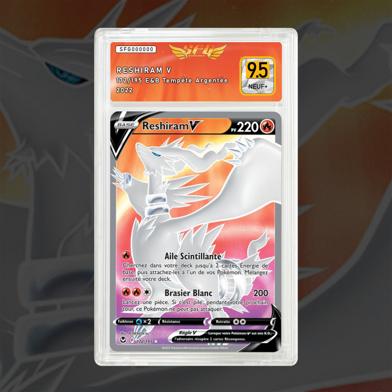 Gradation Reshiram V 172/195 Full Art | SFG Grading