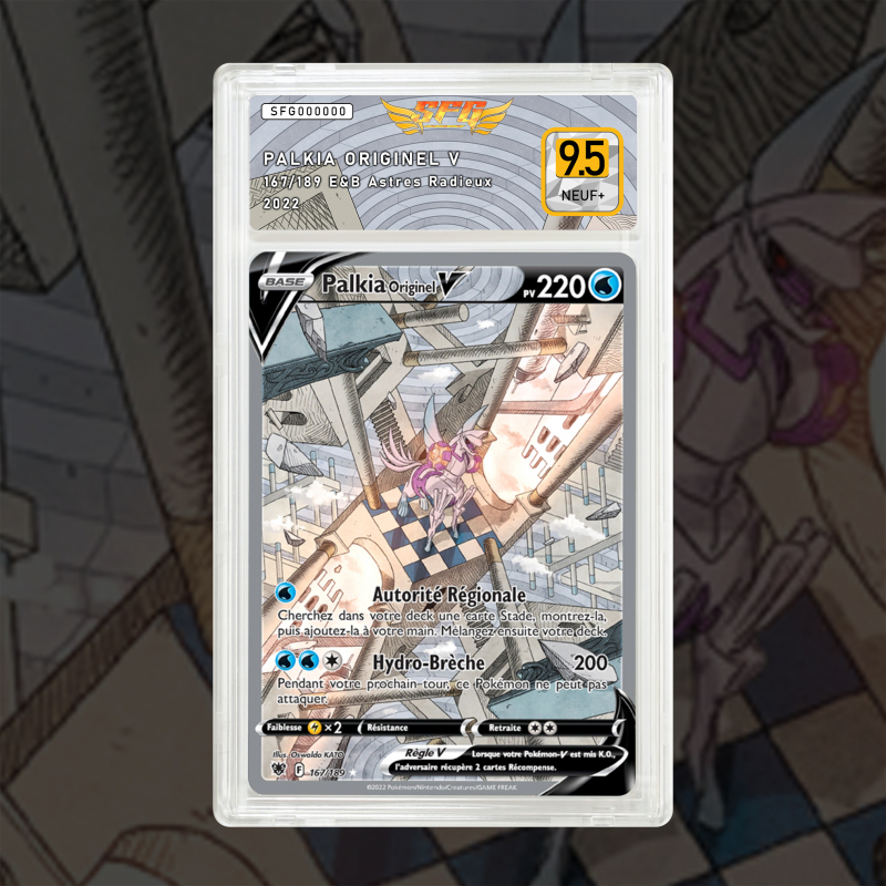 Gradation Palkia Originel V 167/189 Full Art | SFG Grading