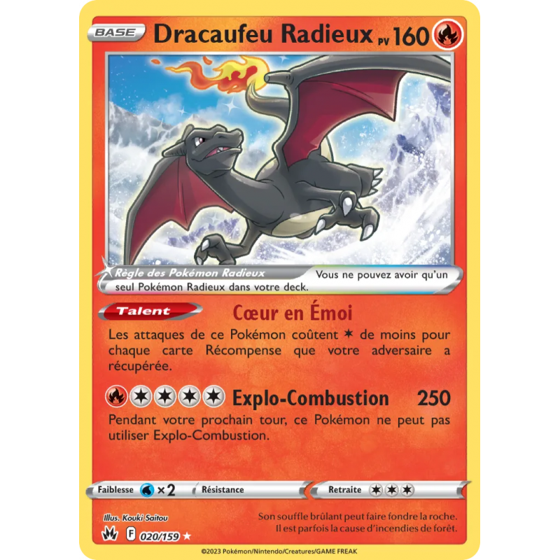 Dracaufeu Radieux 20/159