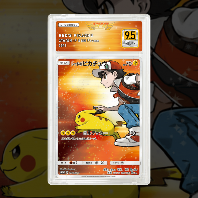 Gradation Red's Pikachu 270 Full Art | SFG Grading
