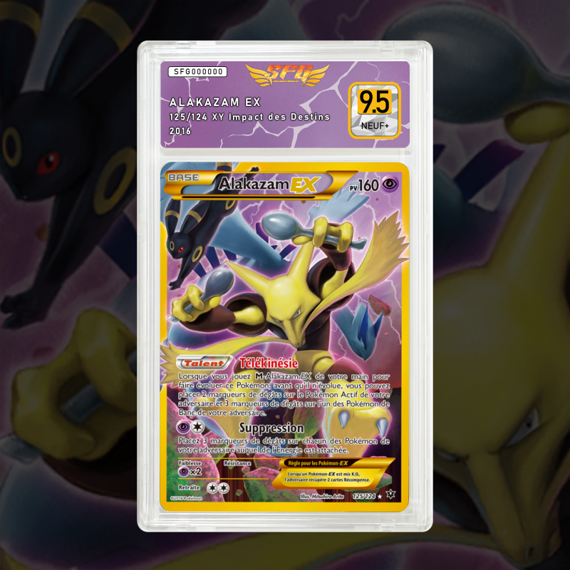 Gradation Alakazam Ex 125/124 Full Art | SFG Grading