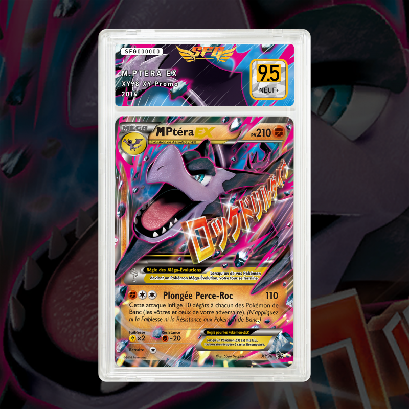 Gradation Mega Ptera Ex XY98 Full Art | SFG Grading
