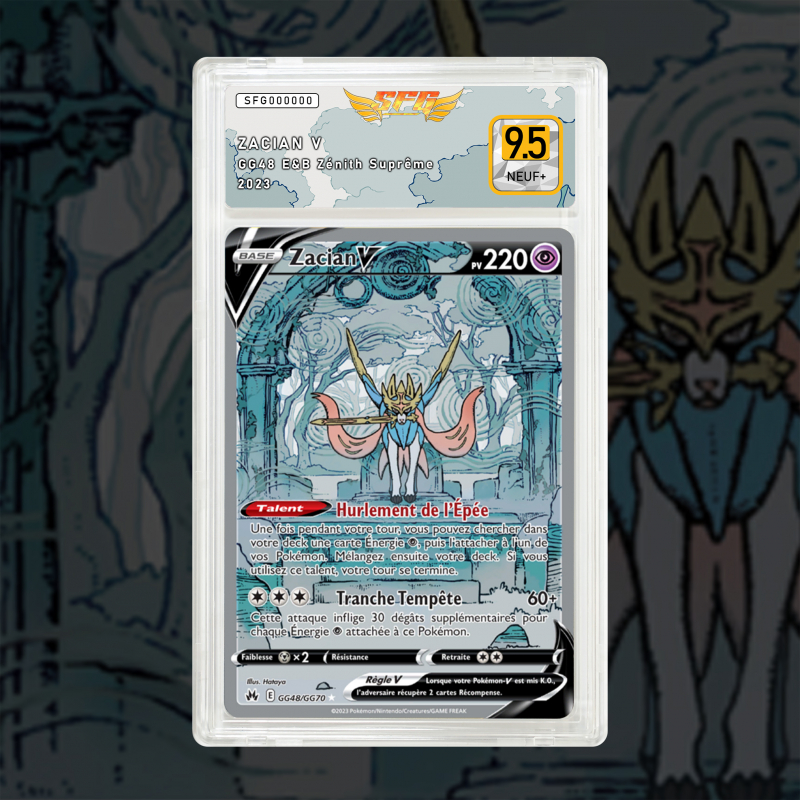 Gradation Zacian GG48/GG70 Full Art | SFG Grading