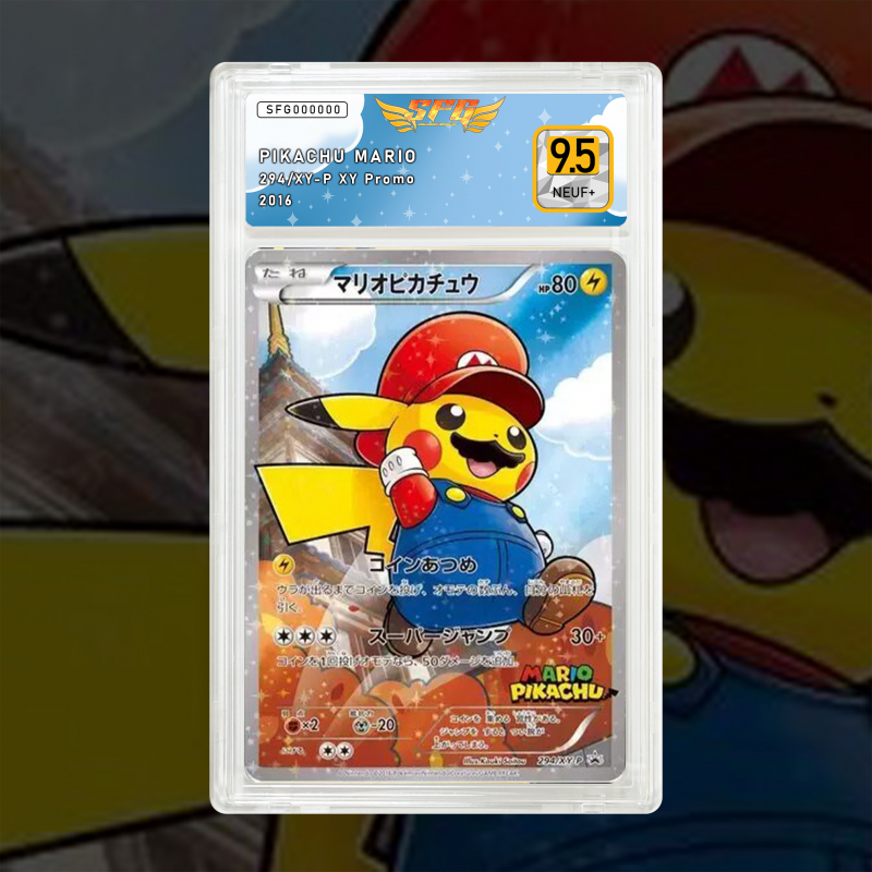 [FULL ART] PIKACHU MARIO 294/XY-P (PONCHO)