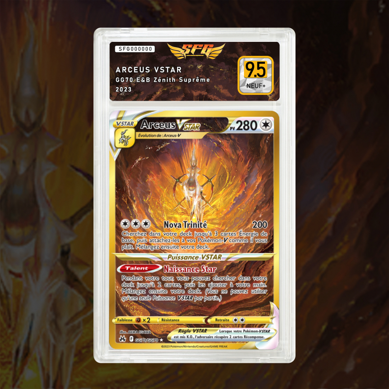 Gradation Arceus Vstar GG70/GG70 Full Art | SFG Grading