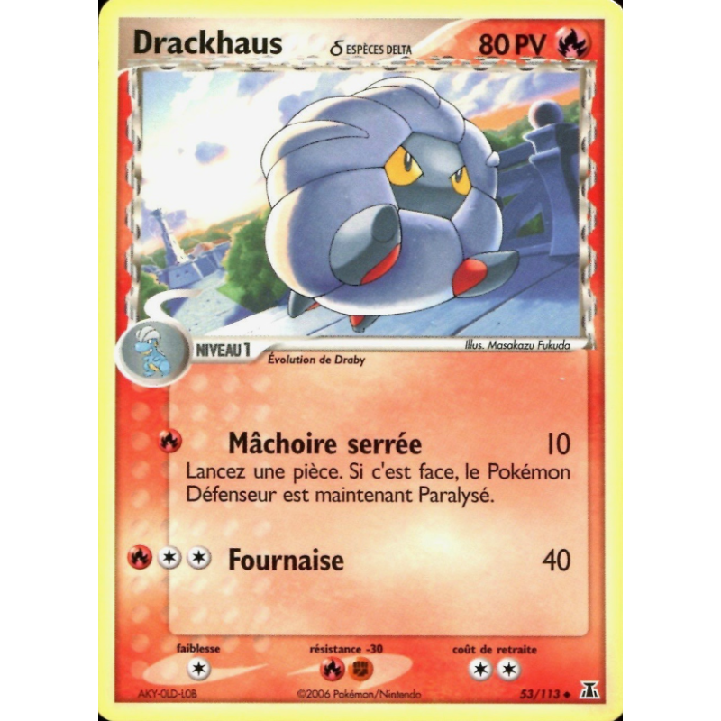 Drackhaus d ESPÈCES DELTA 53/113