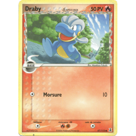 Draby d ESPÈCES DELTA 57/113