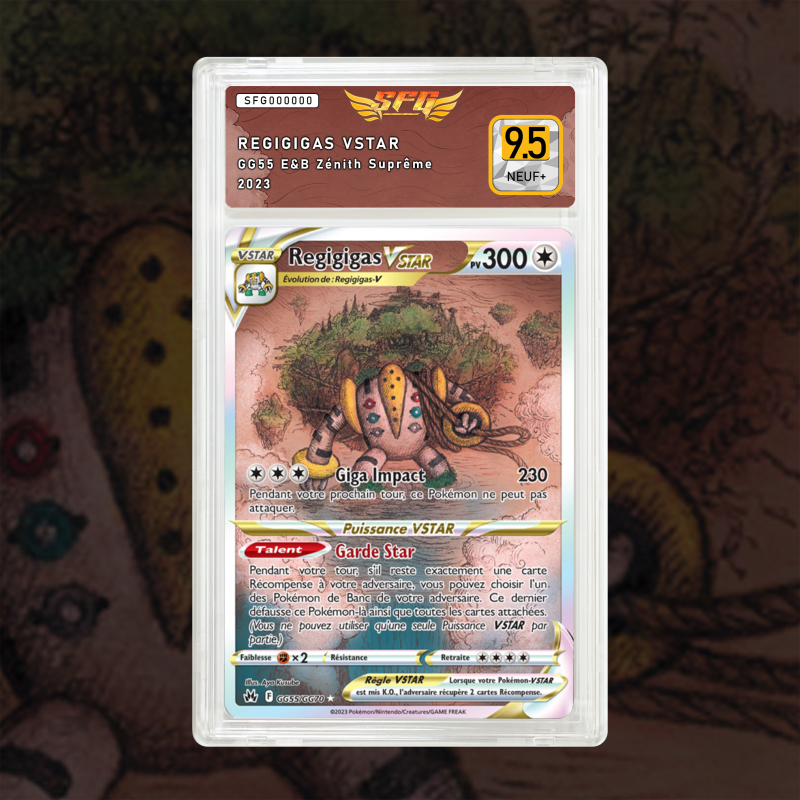 Gradation Regigigas Vstar GG55/GG70 Full Art | SFG Grading