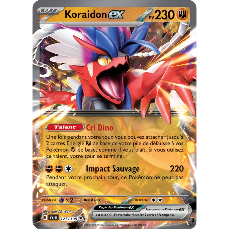 Koraidon ex 125/198