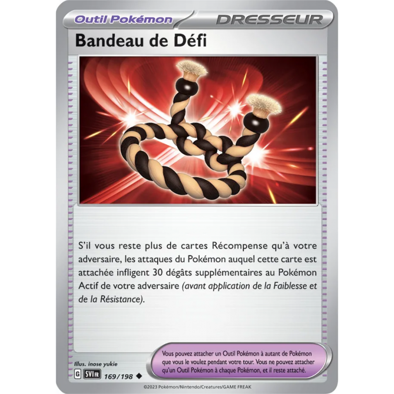 Bandeau de Défi 169/198