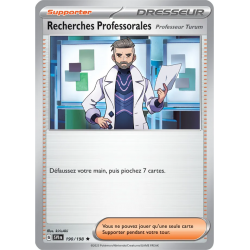 Recherches Professorales (Professeur Turum) 190/198