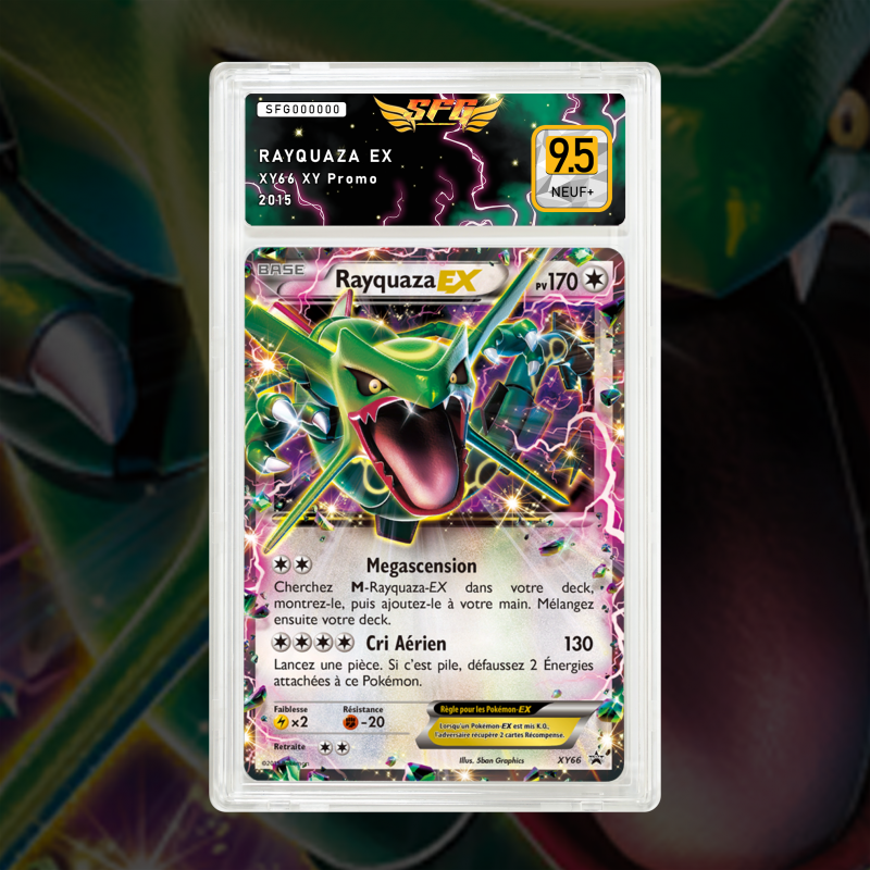 Gradation Rayquaza Ex XY66 Full Art | SFG Grading
