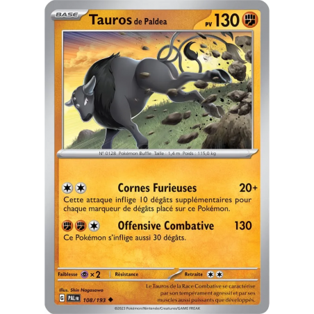 Tauros de Paldea 108/193