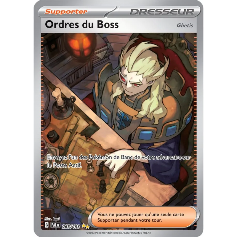 Ordres du Boss (Ghetis) 265/193