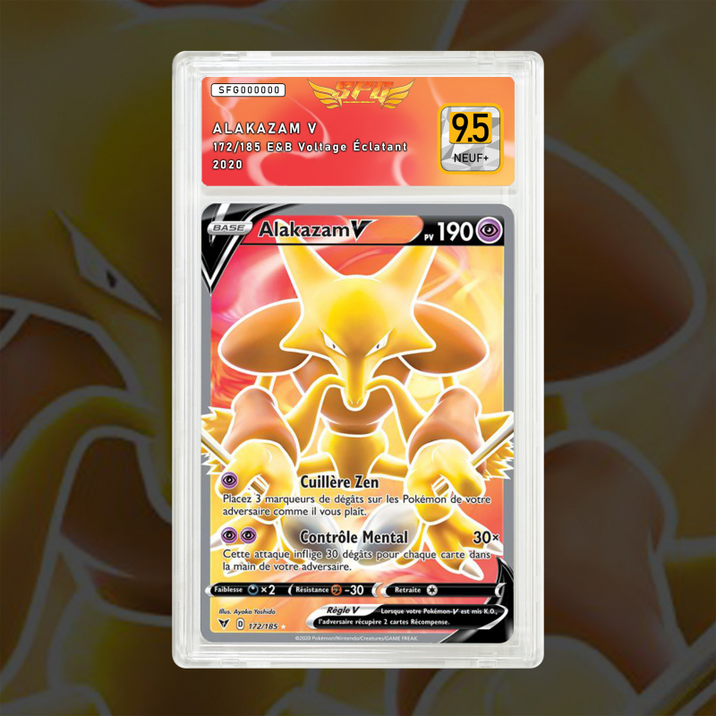 Gradation Alakazam V 172/185 Full Art | SFG Grading