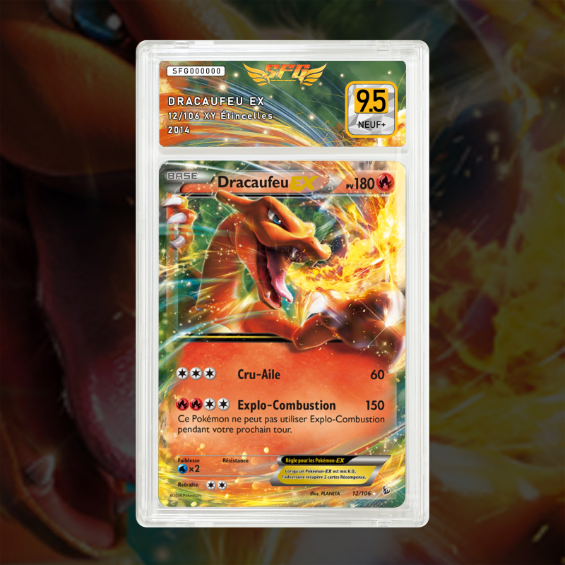 Gradation Dracaufeu Ex 012/106 Full Art | SFG Grading