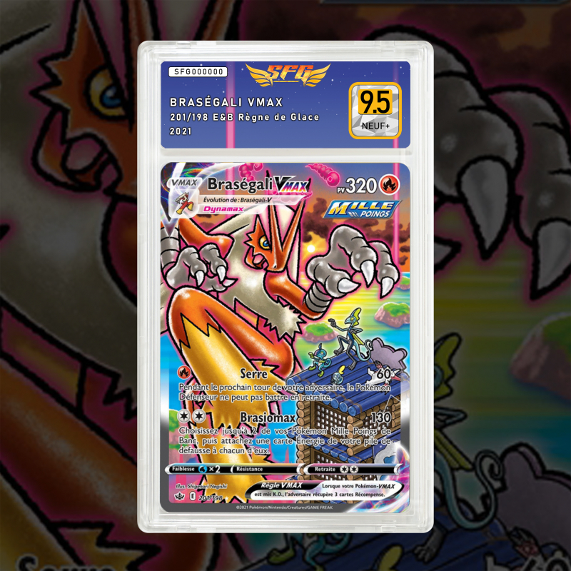 Gradation Braségali Vmax 201/198 Full Art | SFG Grading