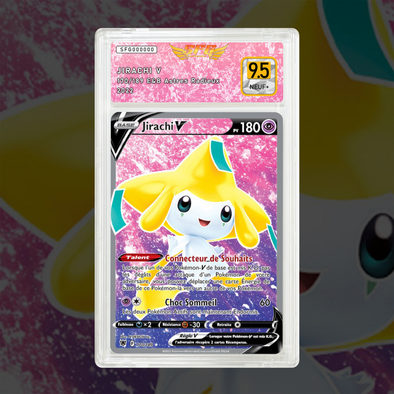 Gradation Jirachi V 170/189 Full Art | SFG Grading