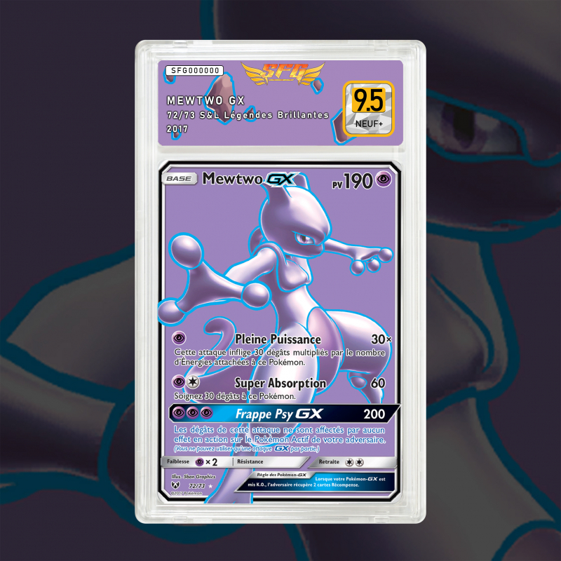Gradation Mewtwo-Gx 72/73 Full Art | SFG Grading