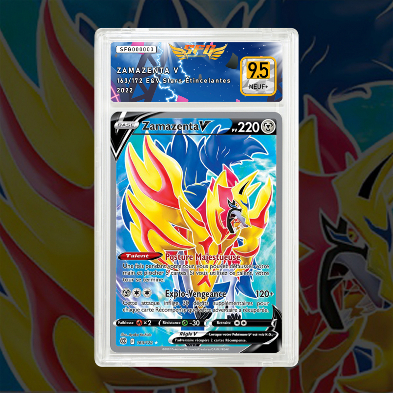 Gradation Zamazenta V 163/172 Full Art | SFG Grading