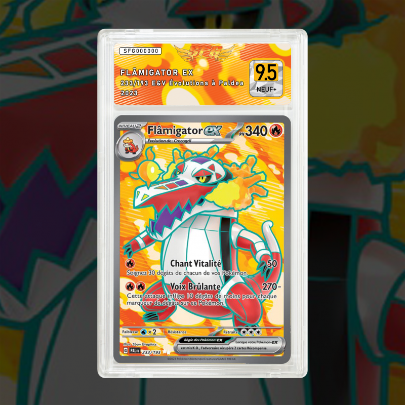Gradation Flâmigator Ex 233/193 Full Art | SFG Grading