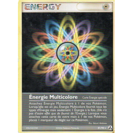 Énergie Multicolore 81/92
