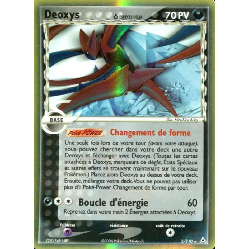 Deoxys d ESPÈCES DELTA 3/110