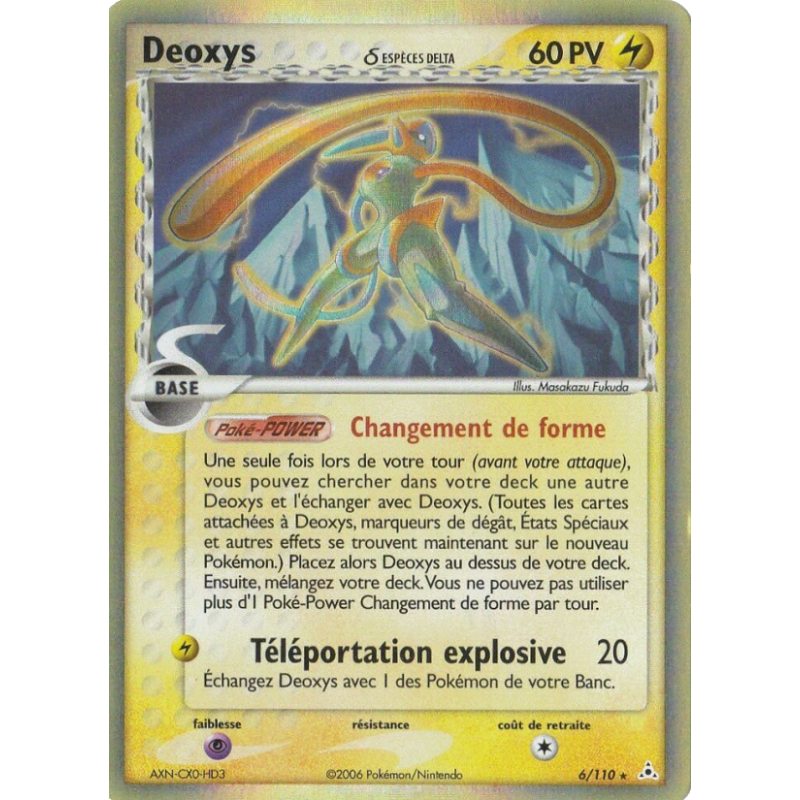 Deoxys d ESPÈCES DELTA 6/110