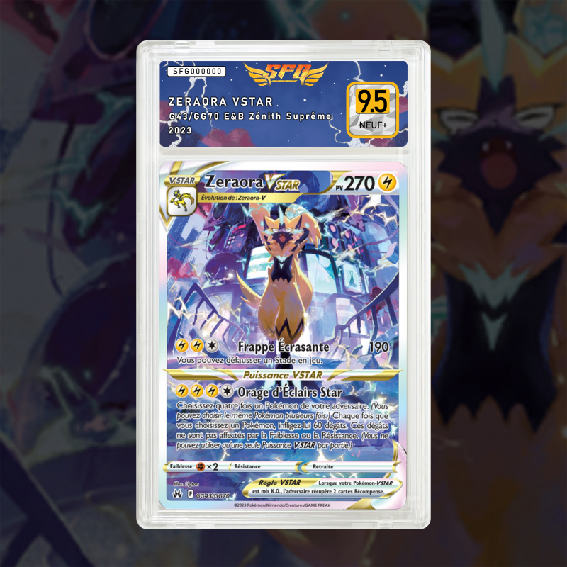 Gradation Zeraora Vstar GG43/GG70 Full Art | SFG Grading