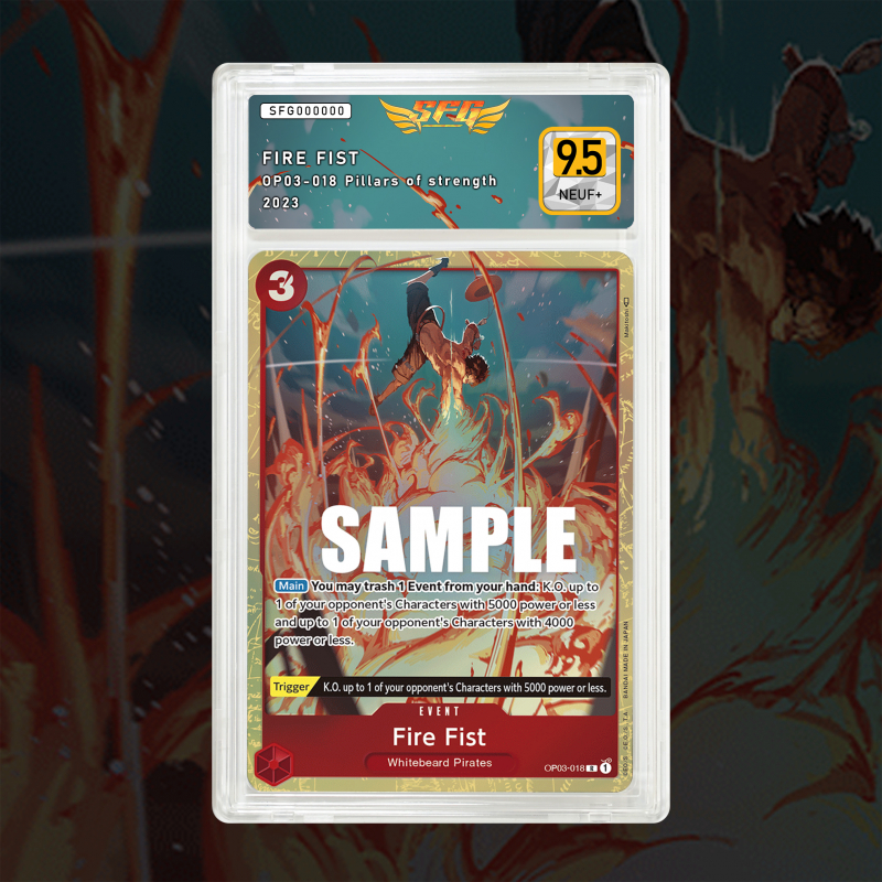Gradation Fire Fist OP03 Full Art | SFG Grading