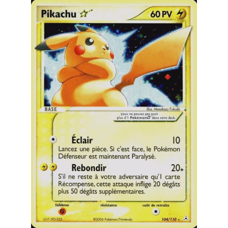 Pikachu ? 104/110